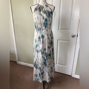 H&M Blue and Gray halter dress